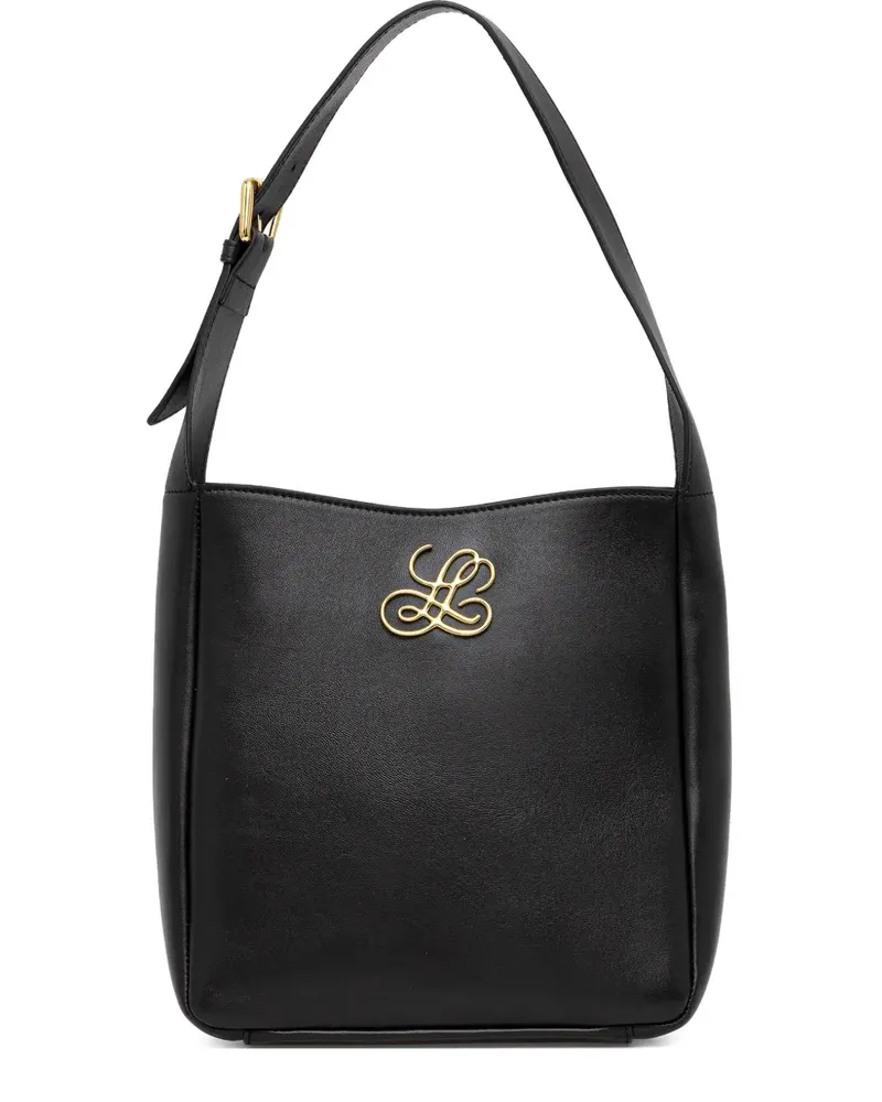 Luisa Spagnoli Imperatrice Tote Bag mit Logo-Schild - Schwarz Schwarz