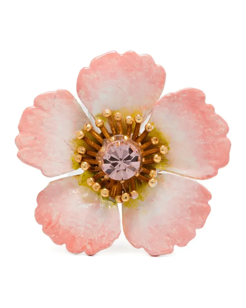 Jennifer Behr Deb Ohrringe mit Blume - Gold Gold