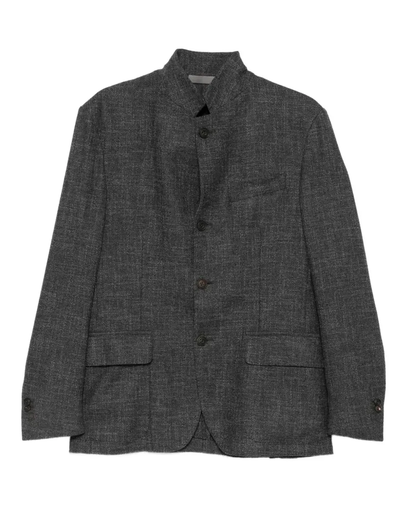 Corneliani Jacke mit Stehkragen - Grau Grau