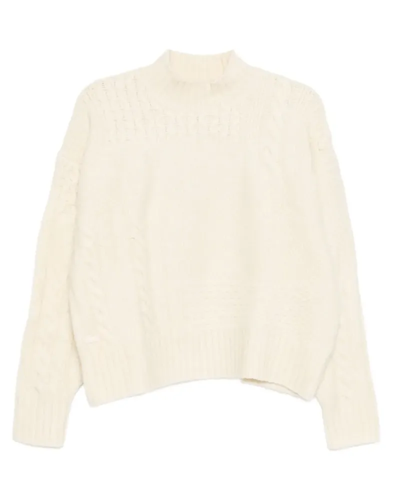 Lacoste Pullover mit Stehkragen - Nude Nude