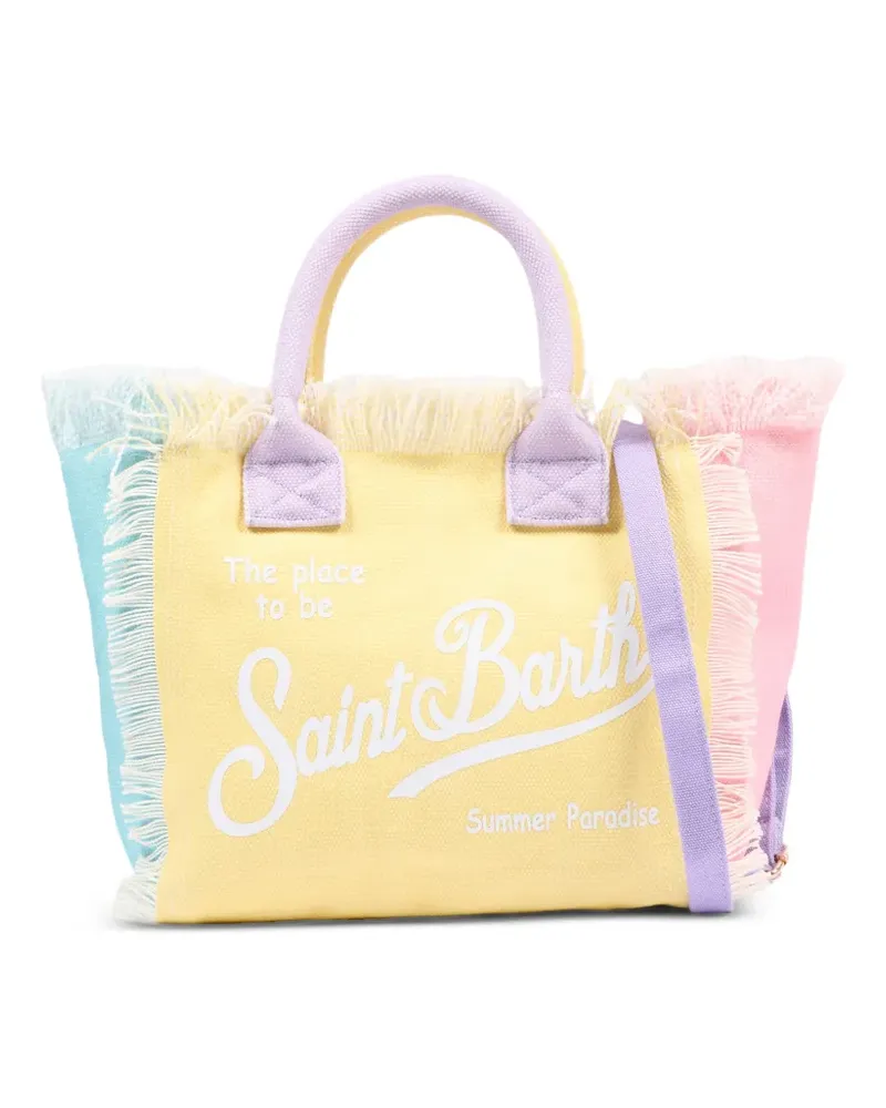 MC2 Saint Barth fringed-detail tote bag - Gelb Gelb