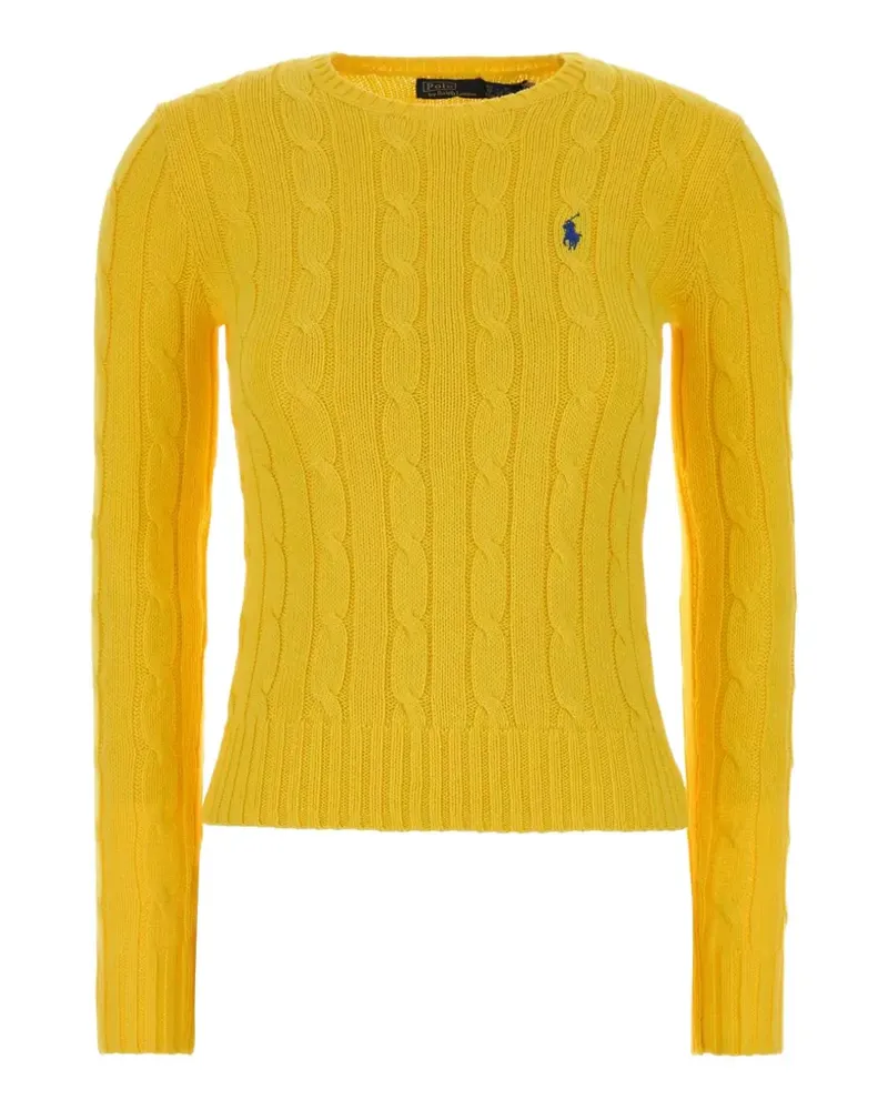 Ralph Lauren Pullover mit Zopfmuster - Gelb Gelb