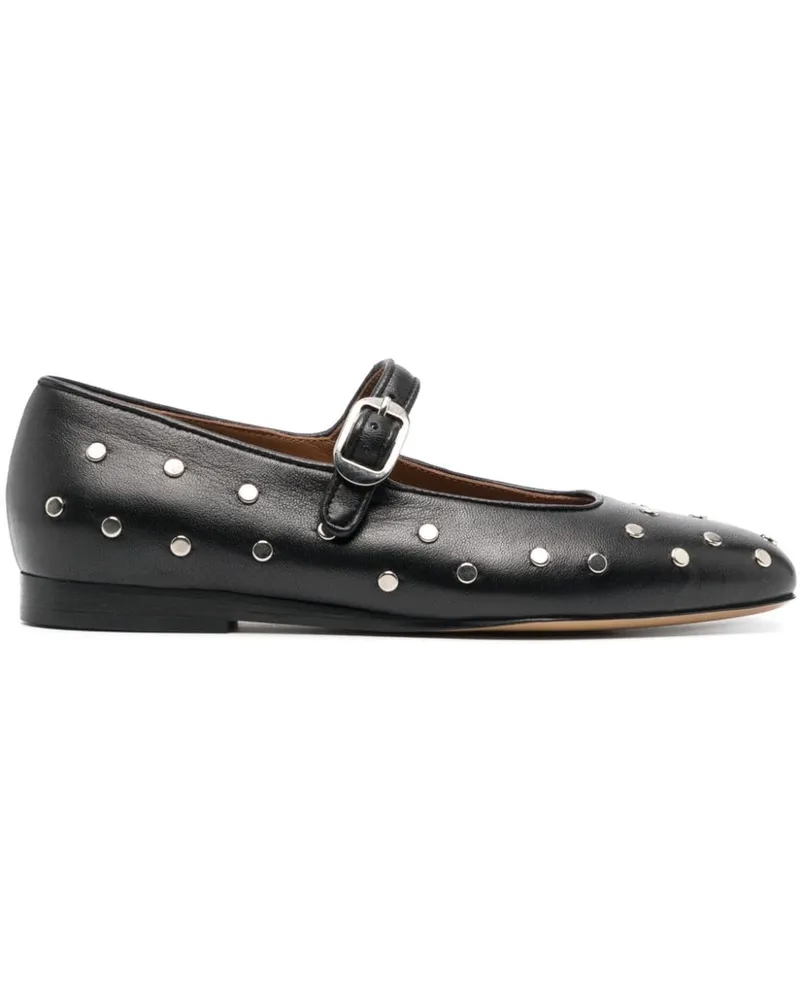 Le Monde Béryl Mary Jane Ballerinas - Schwarz Schwarz