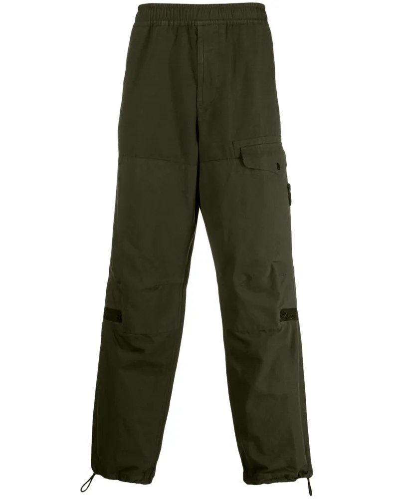 Stone Island Ripstop-Cargohose mit Tapered-Bein - Grün Grün