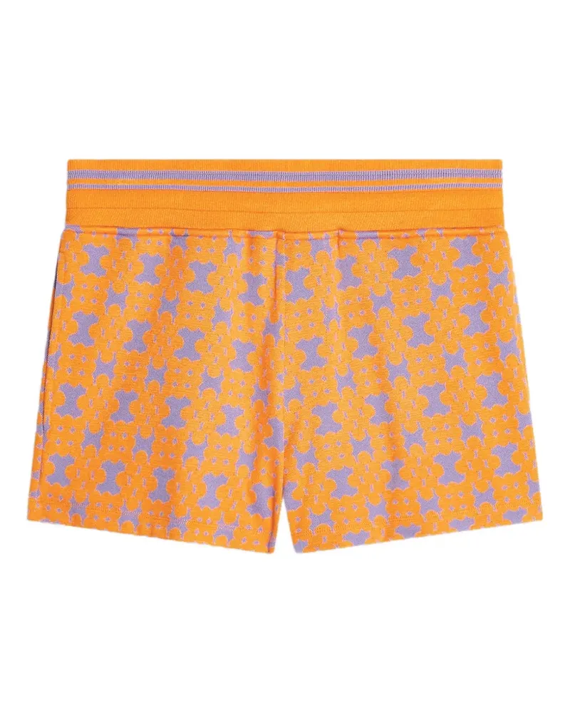 Dries van Noten ribbed jacquard shorts - Gold Gold