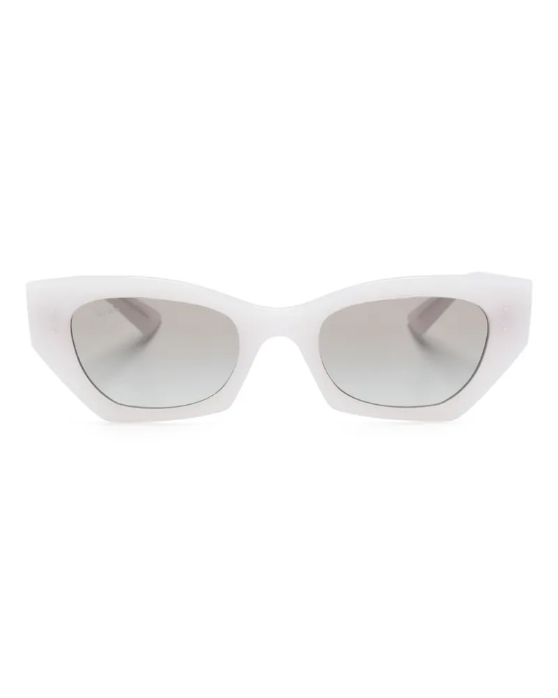 Ray Ban Zena Cat-Eye-Sonnenbrille - Weiß Weiß