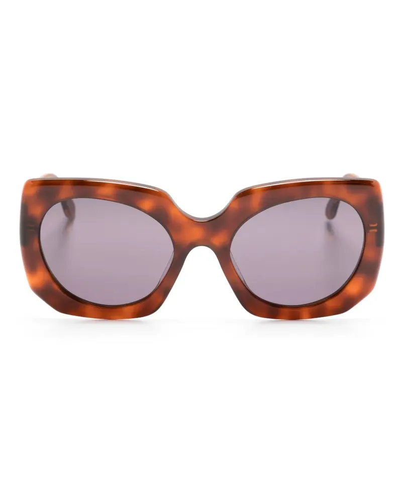 Marni Sonnenbrille mit Oversized-Gestell - Braun Braun