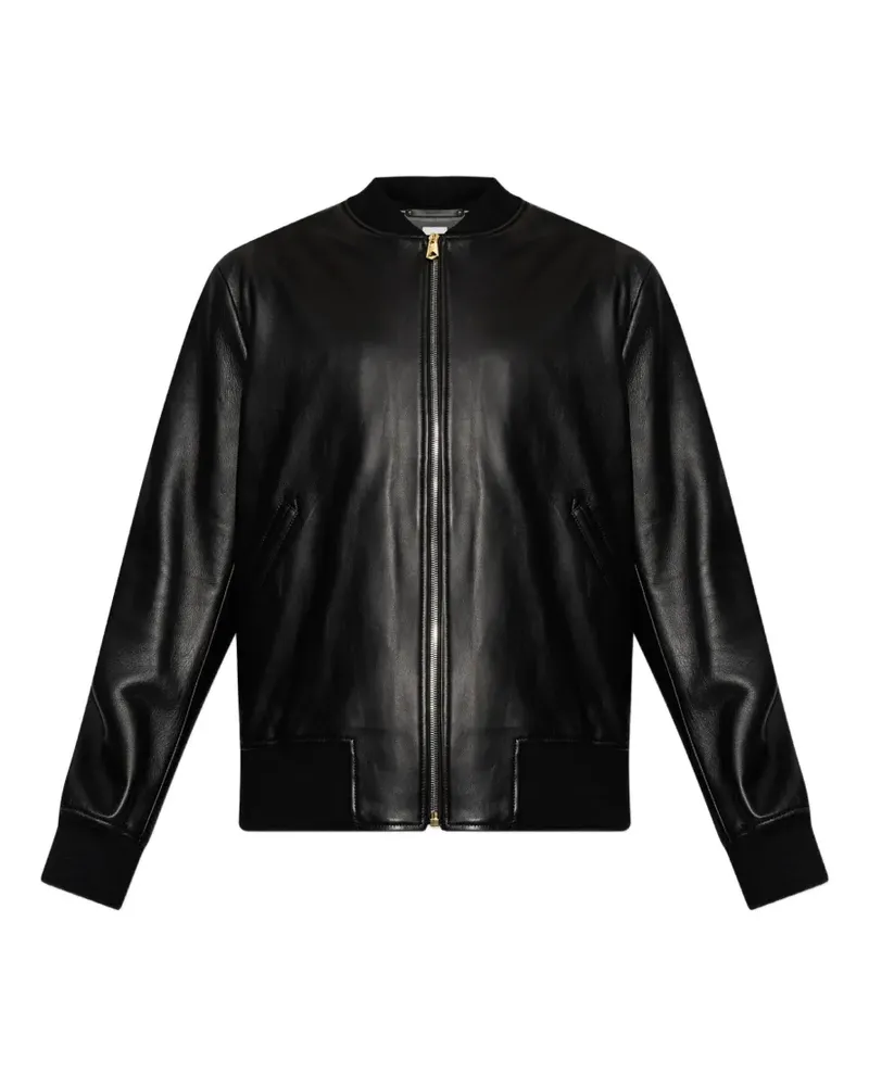 Paul Smith lambskin bomber jacket - Schwarz Schwarz