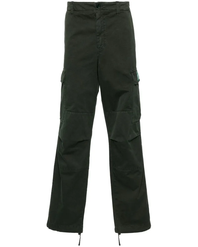 Dolce & Gabbana Halbhohe Cargohose aus Twill - Grün Grün