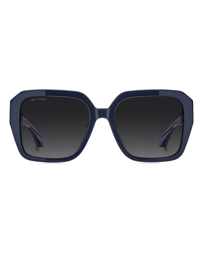 Etro Color Stripes Sonnenbrille - Blau Blau