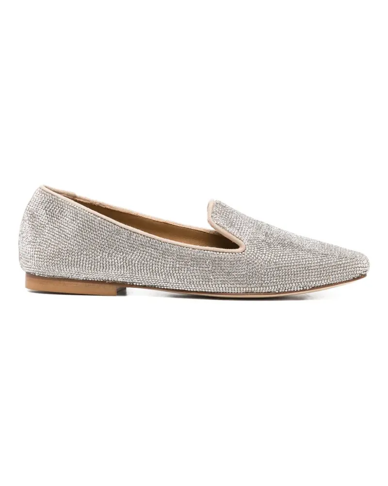 Anna F. embellished ballet flats - Silber Silber