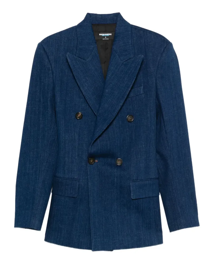 Dsquared2 Doppelreihiges Sakko - Blau Blau