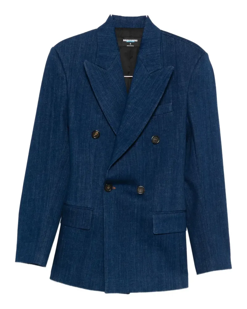 Dsquared2 double-breasted jacket - Blau Blau