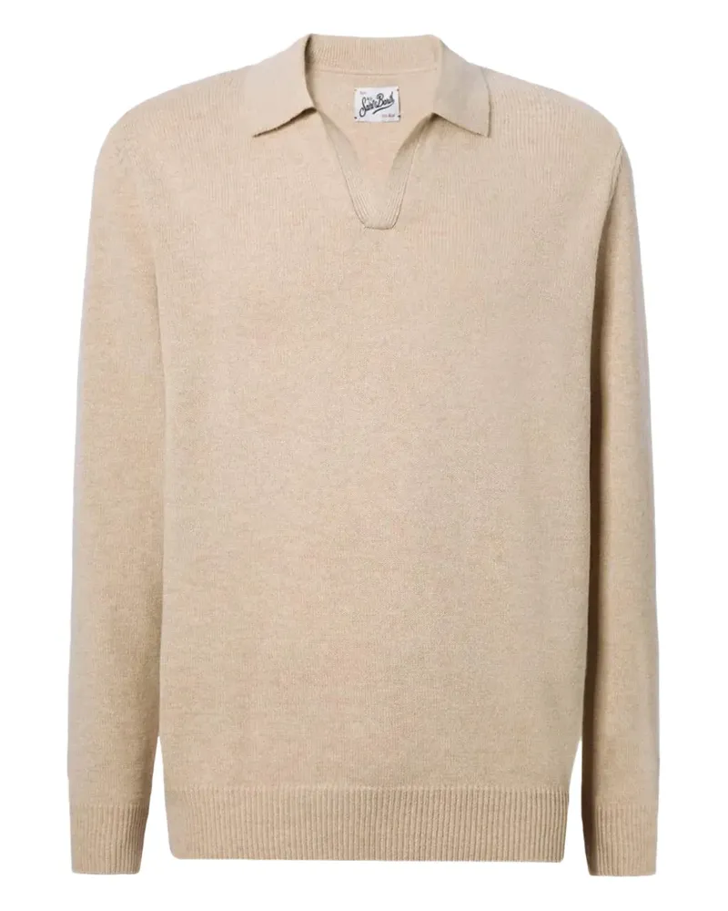 MC2 Saint Barth polo-collar sweater - Nude Nude