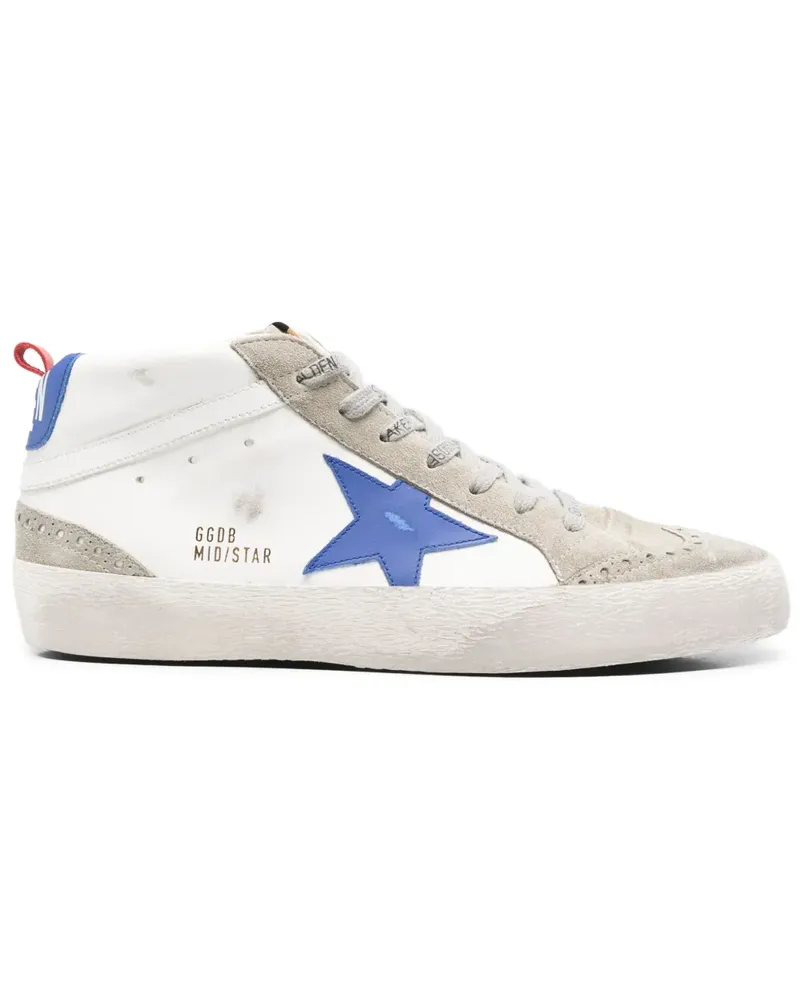 Golden Goose Mid Star Sneakers - Weiß Weiß