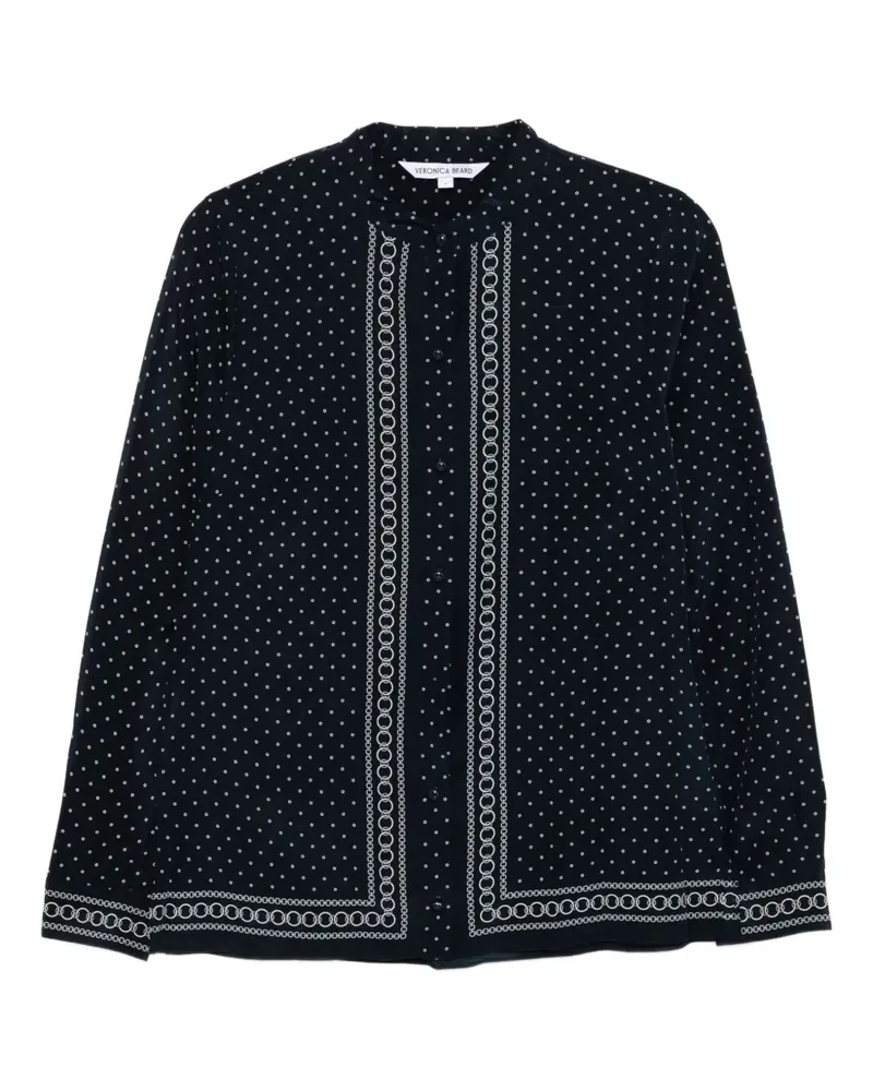 Veronica Beard Johnson Bluse - Blau Blau