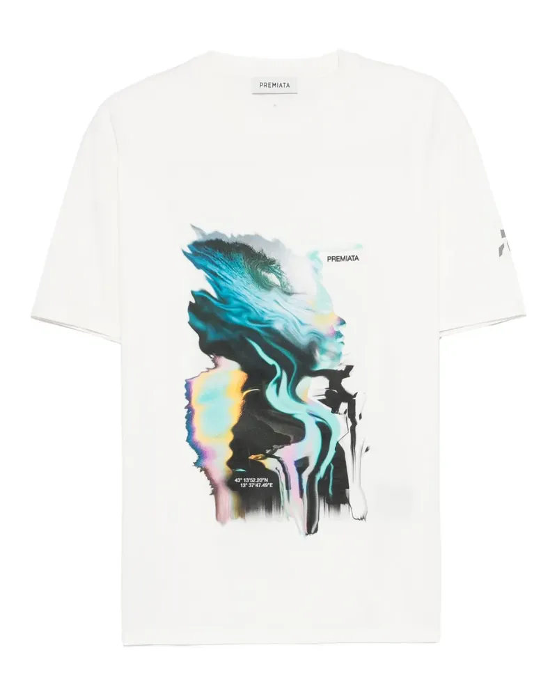 Premiata graphic-print T-shirt - Weiß Weiß