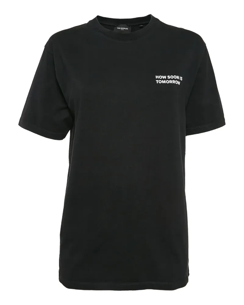 The Kooples Klassisches T-Shirt - Schwarz Schwarz