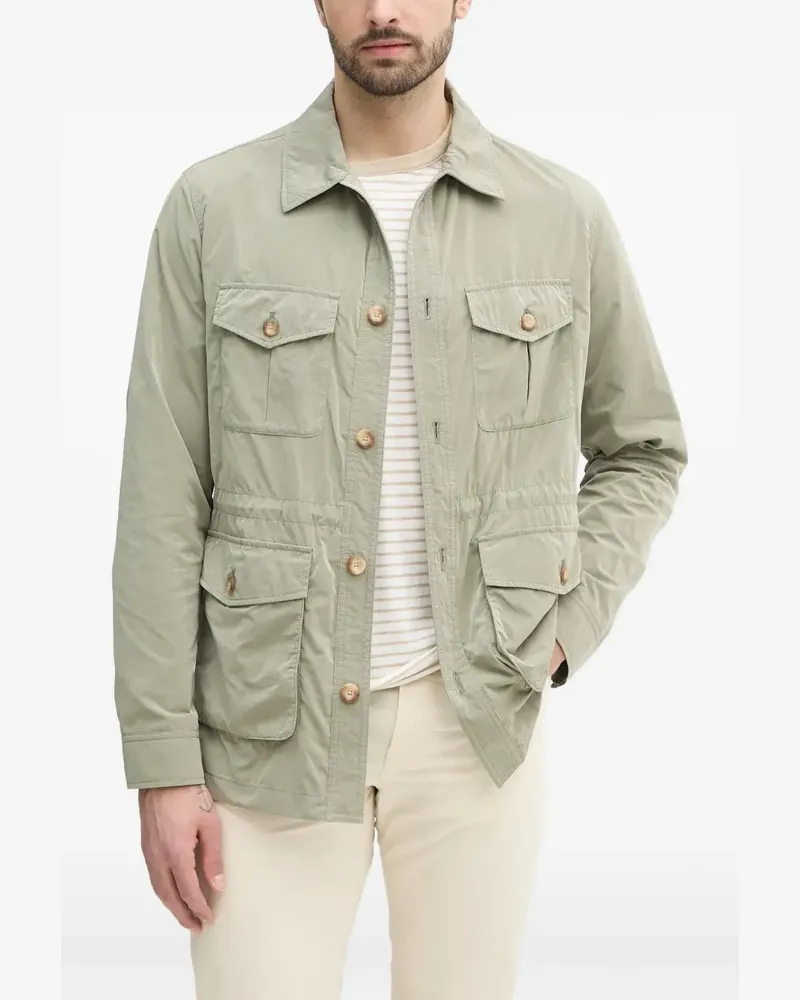 MARCIANO Los Angeles polo-collar buttoned jacket - Grün Grün