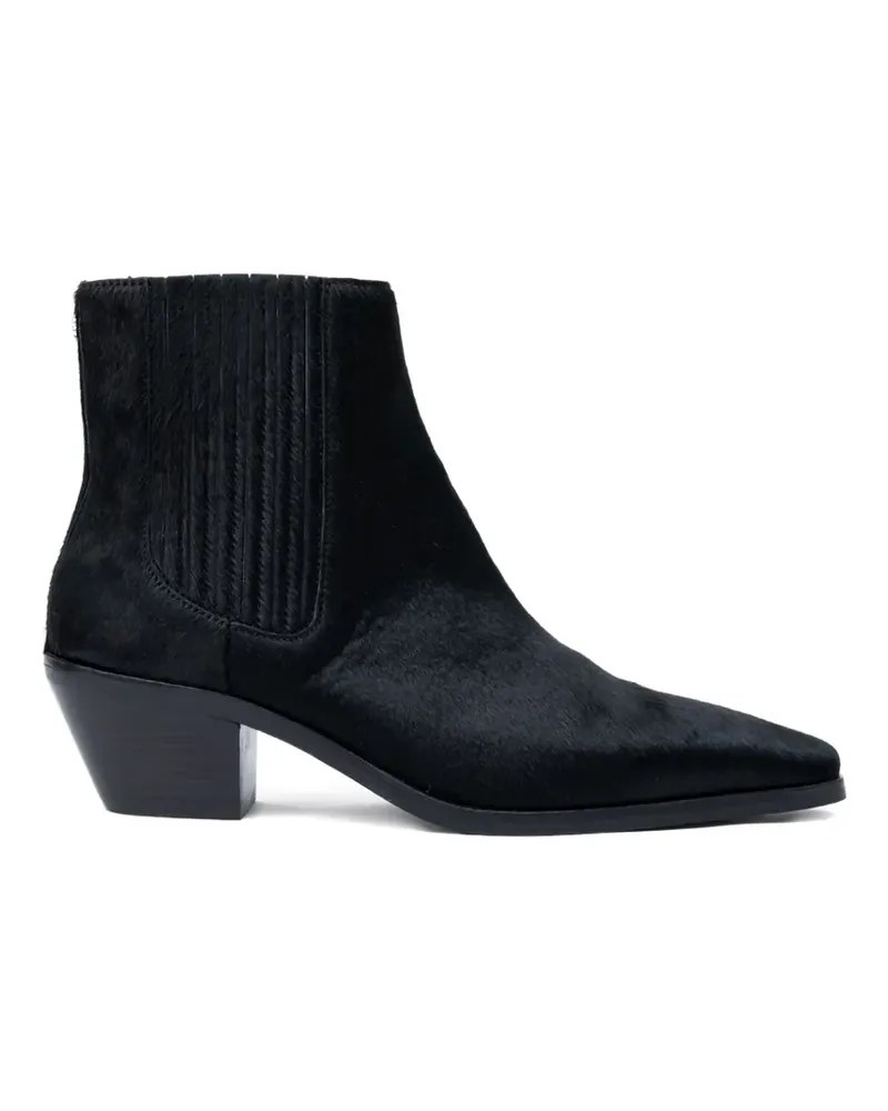 HUGO BOSS pointed-toe panelled boots - Schwarz Schwarz