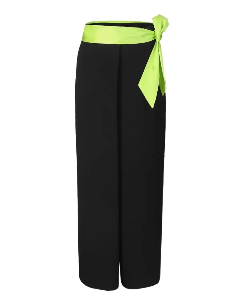 Shanghai Tang Gallery detachable-waistband trousers - Schwarz Schwarz