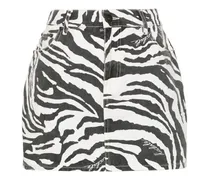 Minirock mit Zebra-Print