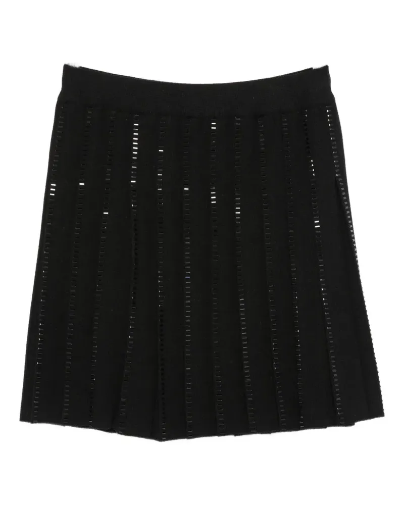 Ermanno Scervino sequin-embellished pleated mini skirt - Schwarz Schwarz