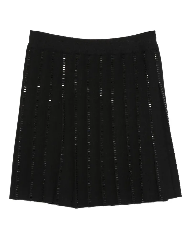 Ermanno Scervino sequin-embellished pleated mini skirt - Schwarz Schwarz