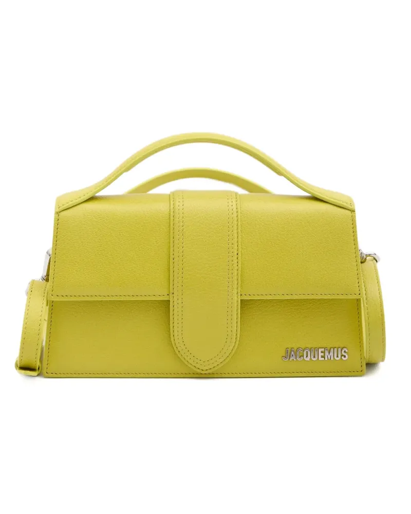 Jacquemus Bambino Tote Bag aus Leder - Grün Grün