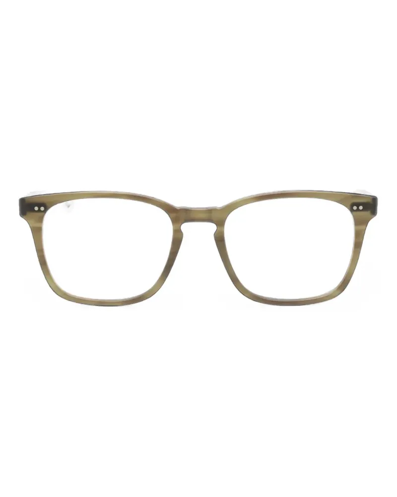 Garrett Leight Earvin Brille mit eckigem Gestell - Grün Grün