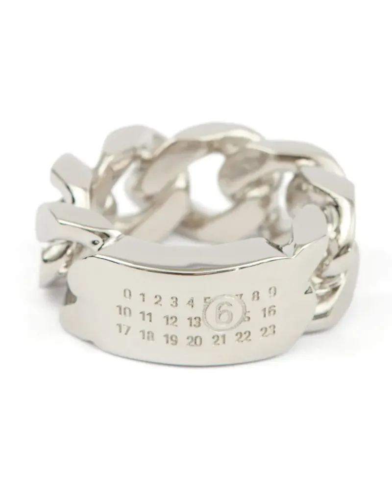 Maison Margiela Minimal Ring - Silber Silber