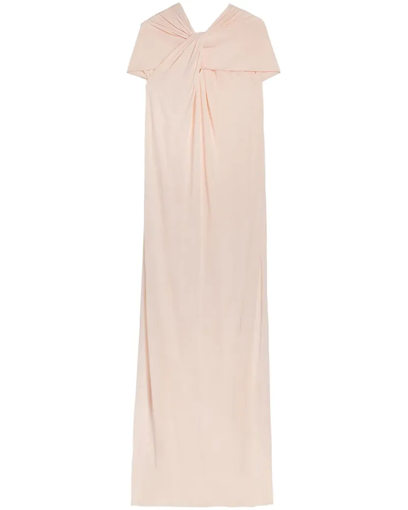 Jil Sander Drapiertes Maxikleid - Nude Nude