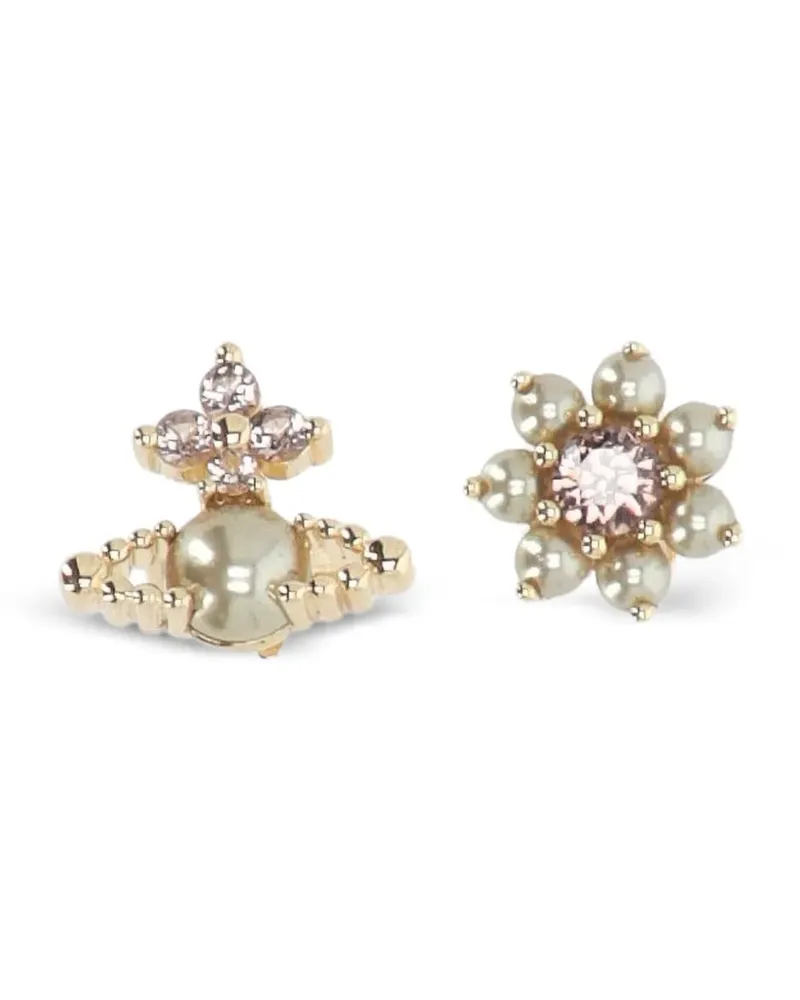 Vivienne Westwood Ohrringe mit Orb-Blume - Gold Gold