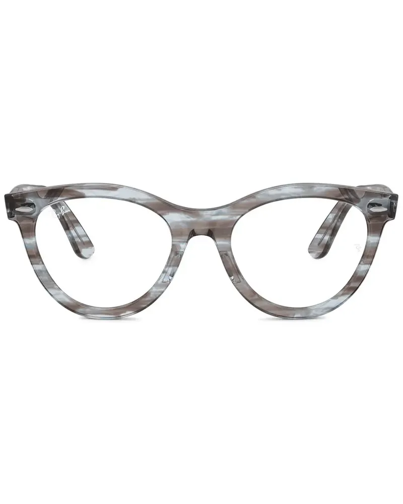 Ray Ban Ovale Wayfarer-Brille - Blau Blau
