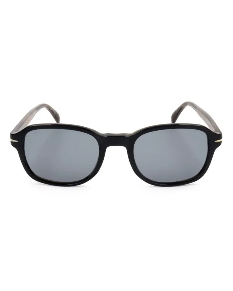 EYEWEAR by DAVID BECKHAM Sonnenbrille mit eckigem Gestell - Schwarz Schwarz