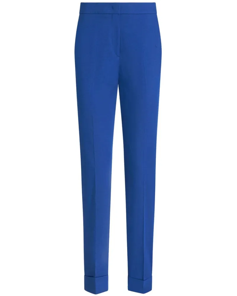 Etro Klassische Cropped-Hose - Blau Blau