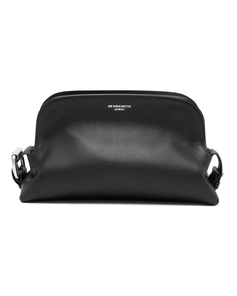 Ann Demeulemeester Clutch mit Schnalle - Schwarz Schwarz