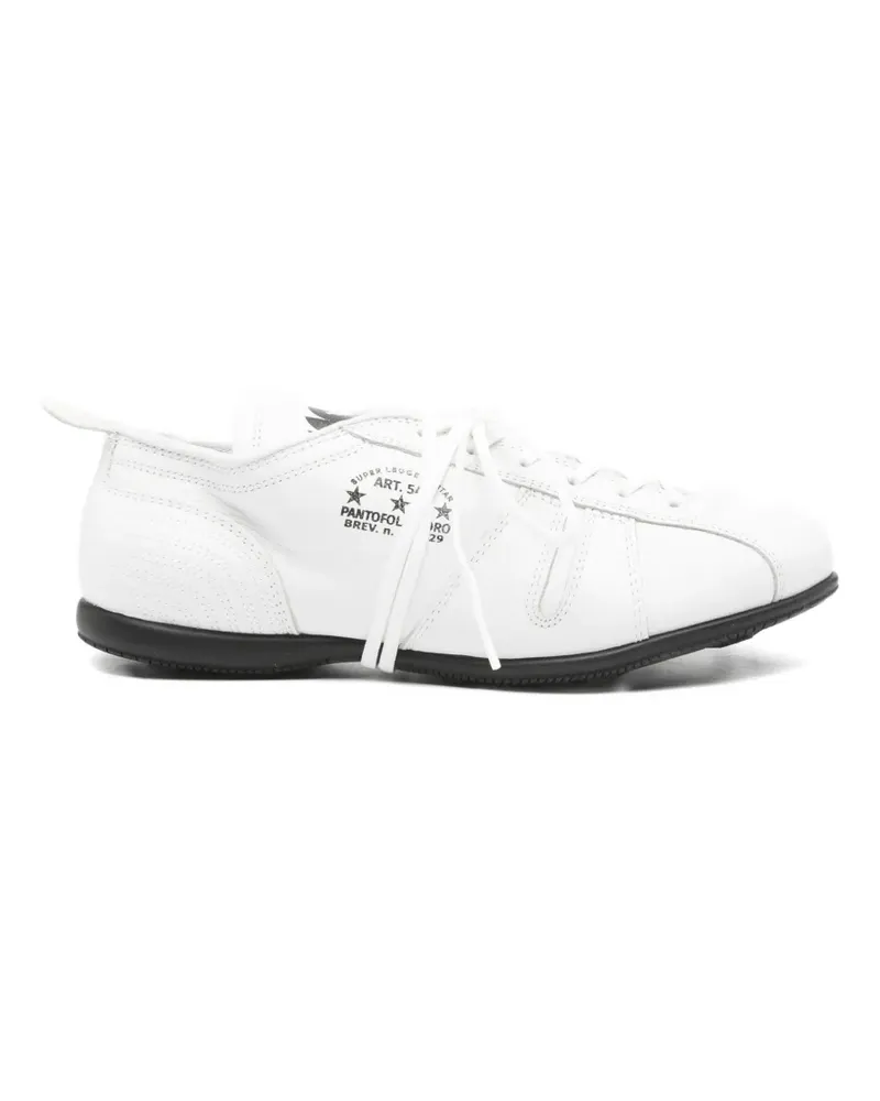 Pantofola d´Oro logo-print lace-up sneakers - Weiß Weiß