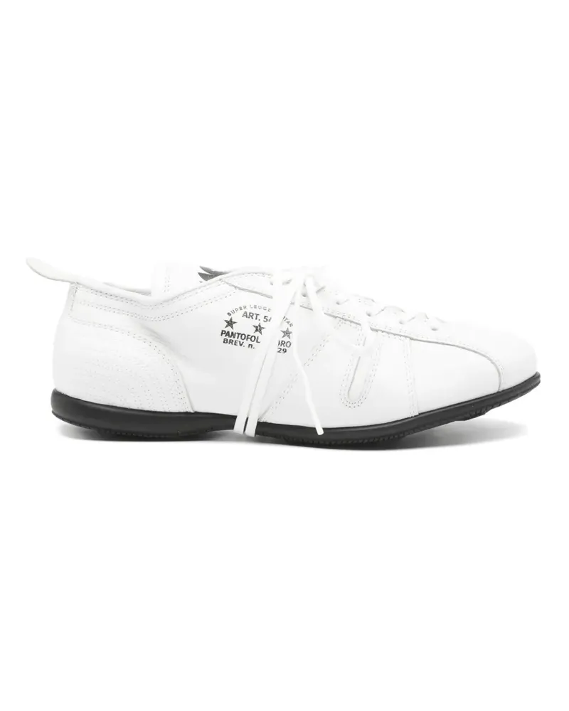 Pantofola d´Oro logo-print lace-up sneakers - Weiß Weiß