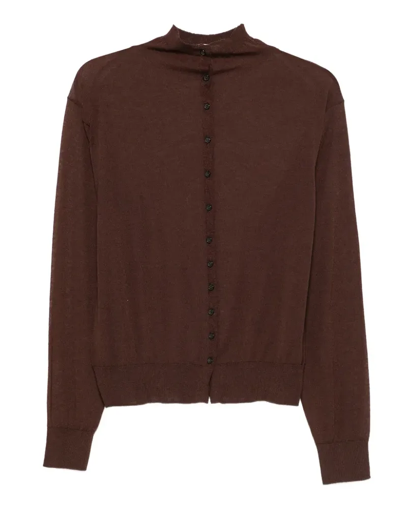 ALYSI Geknöpfter Cardigan - Braun Braun