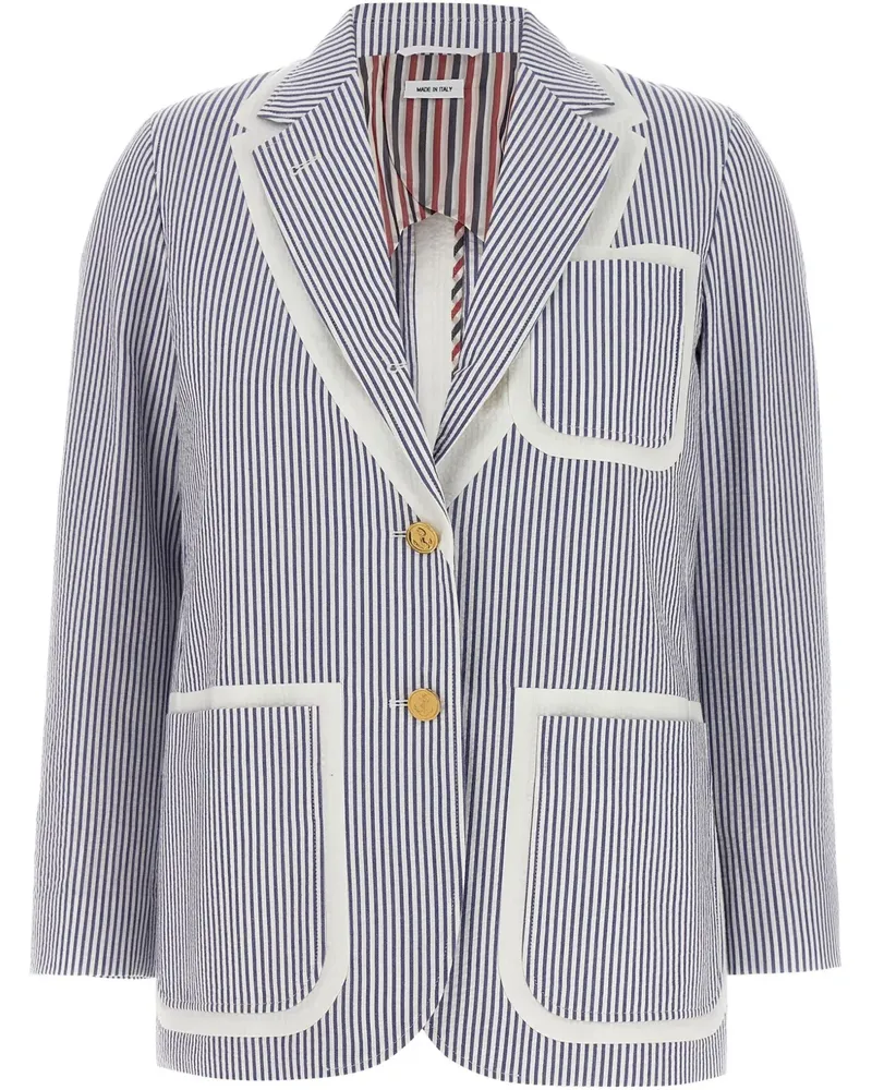 Thom Browne Klassisches Sakko - Blau Blau