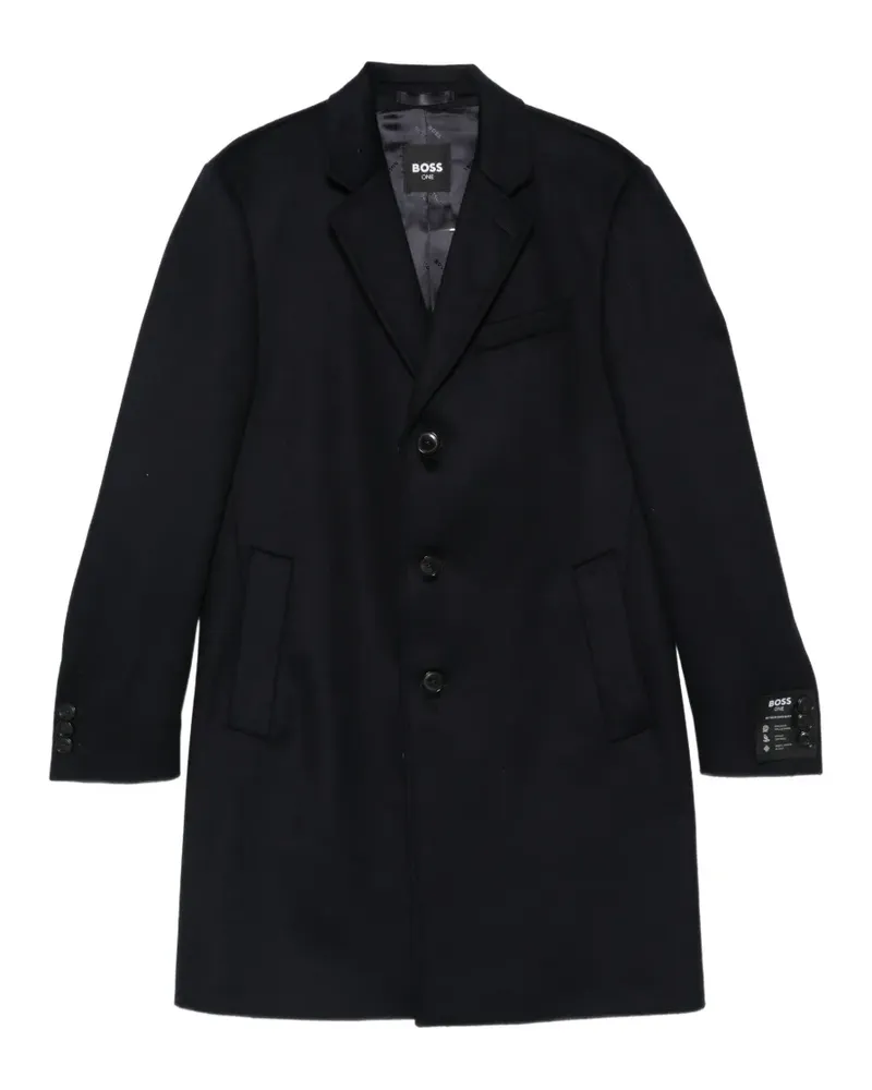 HUGO BOSS Mantel mit fallendem Revers - Blau Blau