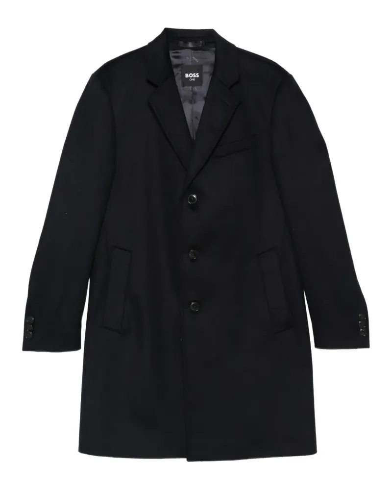HUGO BOSS Mantel mit fallendem Revers - Blau Blau