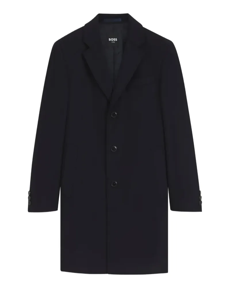 HUGO BOSS Mantel mit fallendem Revers - Blau Blau