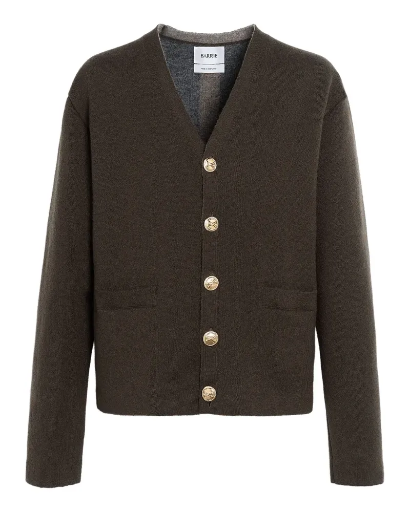 Barrie Geknöpfter Cardigan mit V-Ausschnitt - Braun Braun