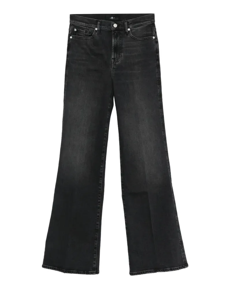 7 for all mankind flared trousers - Schwarz Schwarz