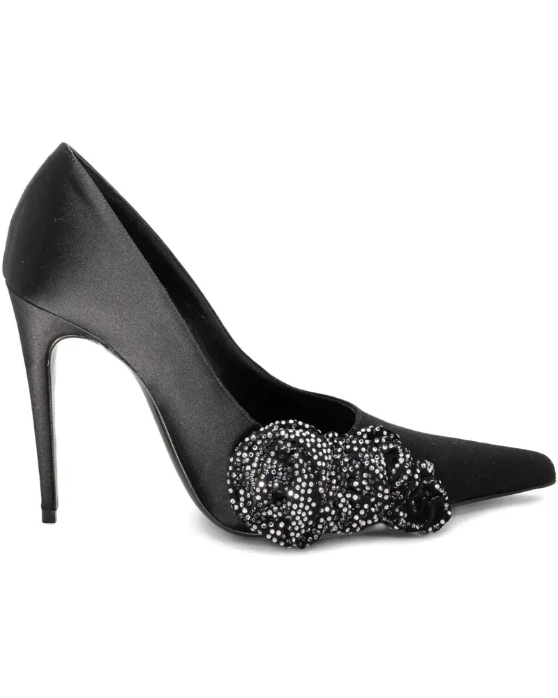 Magda Butrym crystal-embellished stiletto heeled pumps - Schwarz Schwarz