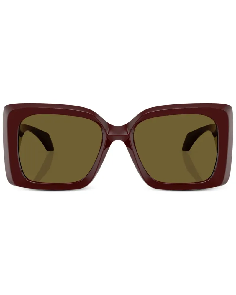 Versace Sonnenbrille mit Medusa-Schild - Rot Rot