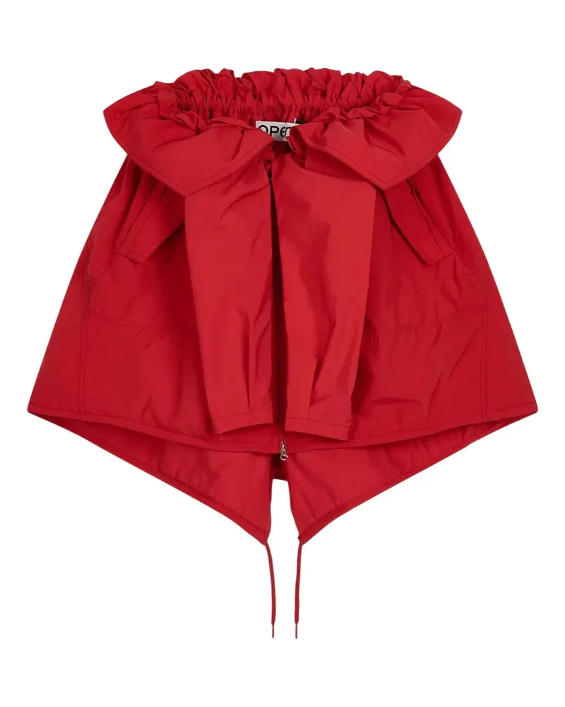 OPEN YY tie-detail mini skirt - Rot Rot