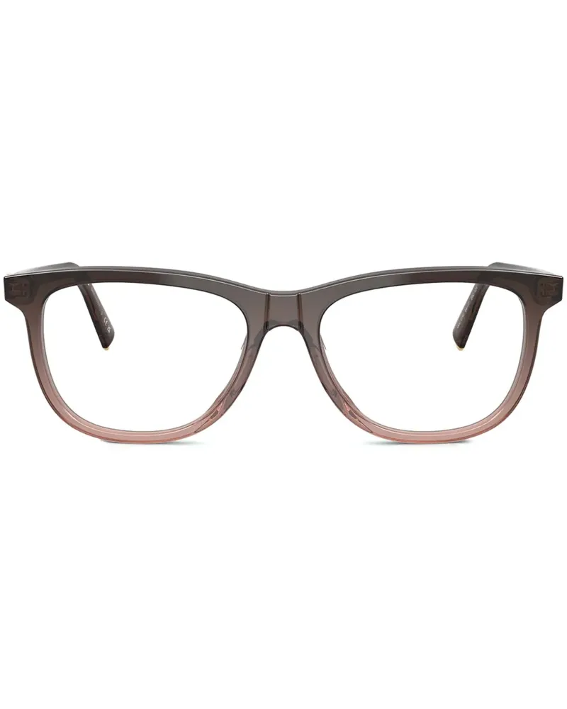 Miu Miu Brille im Panto-Design - Braun Braun
